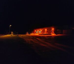 Darkness at Davis station