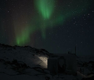 Aurora over Bandits Hut