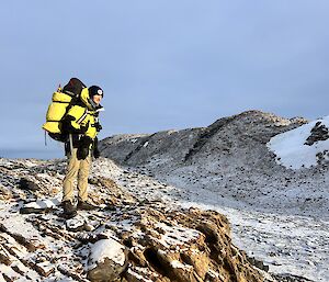 Looking toward the Antarctic plateau