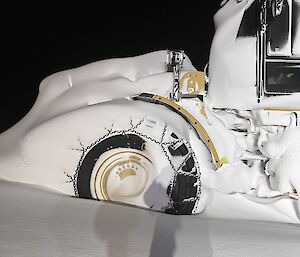 A piece of plant equipment covered in snow