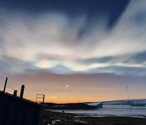 Polar stratospheric clouds over Mawson