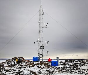 Kazak Island automatic weather Station maintenance