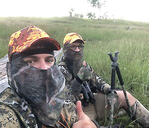 James and other self captured image out in the QLD field during hunting activities