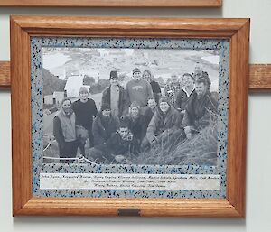 Photo of Winter 2003 Photo which has a wooden frame and mounting made from Multi-Purpose Building flooring