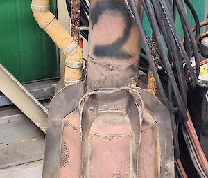 The spare melt bell at Mawson ready to make water
