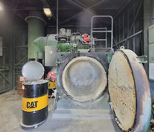 The station incinerator Warren awaiting another load