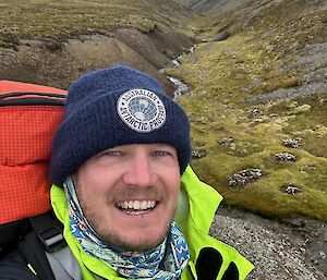 Tom taking a selfie hiking at Whiskey Creek