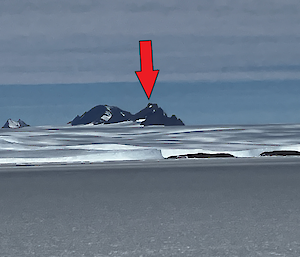 Mt Parsons in the David Range near Mawson station