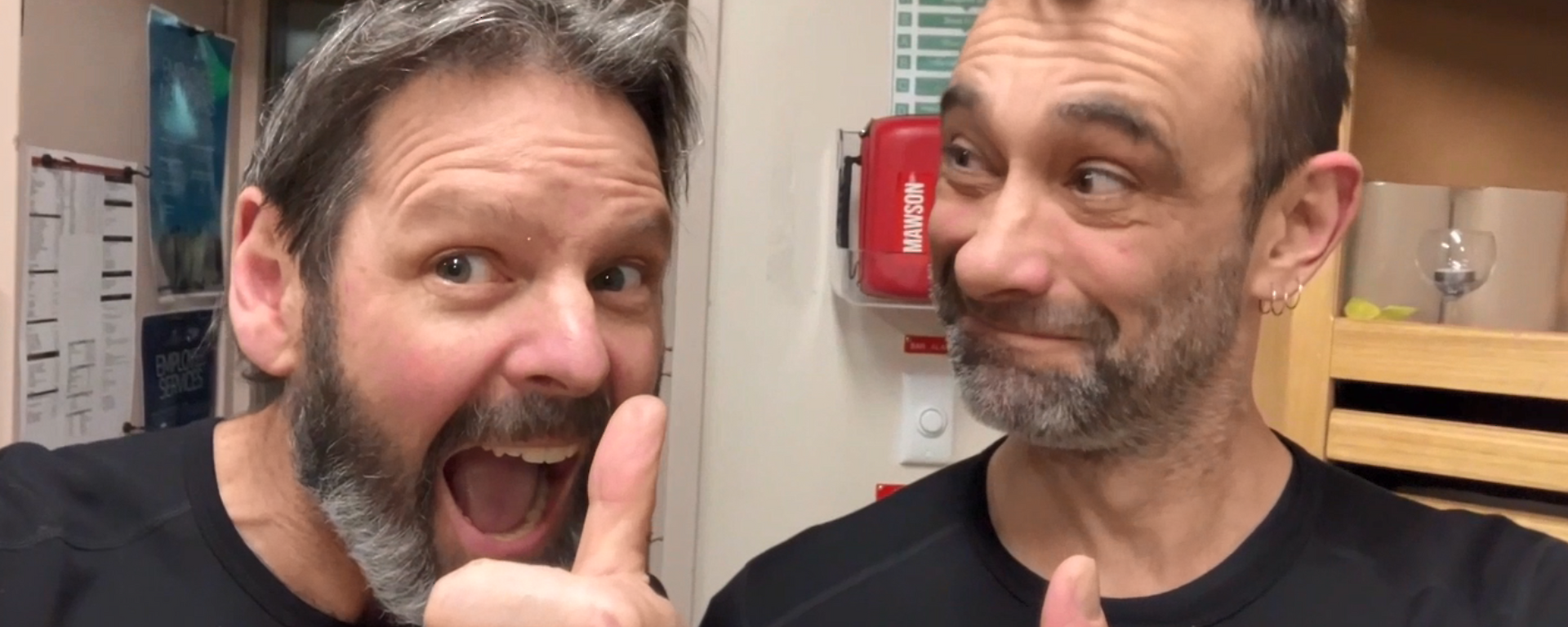 Peter and Jason, one of the BoM observers giving the thumbs up in a selfie