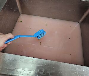 A gross sink of cloudy water