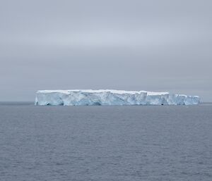 A large white iceberg