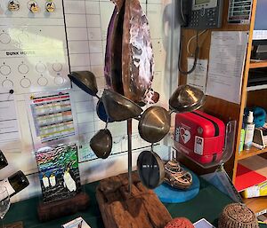 Several items that were up for sale at the auction