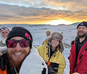 Expeditioners in the field