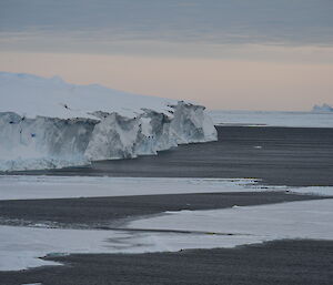 iceberg floating in ocean