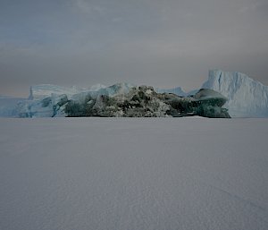 iceberg on sea ice