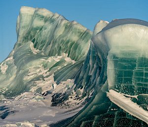 A jade iceberg