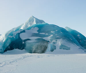 A jade iceberg