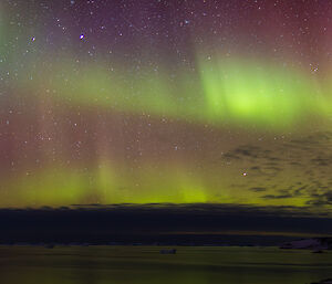 Aurora in the sky