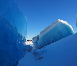 broken bits of ice